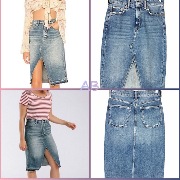 Free People Dresses & Skirts - Free People denim skirt